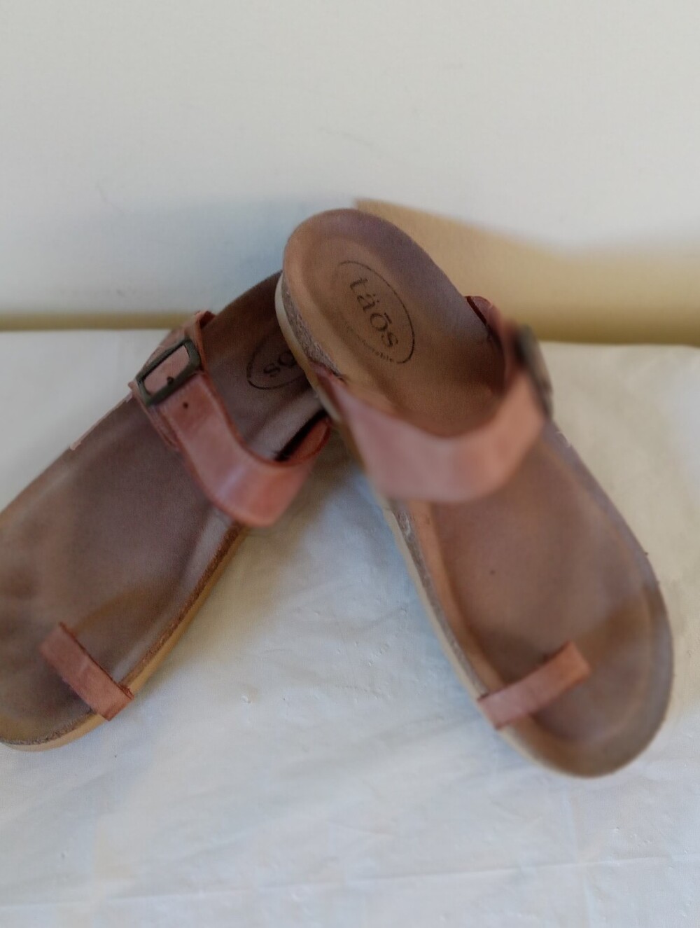 Taos Tan Leather Strapy Sandals 9.5